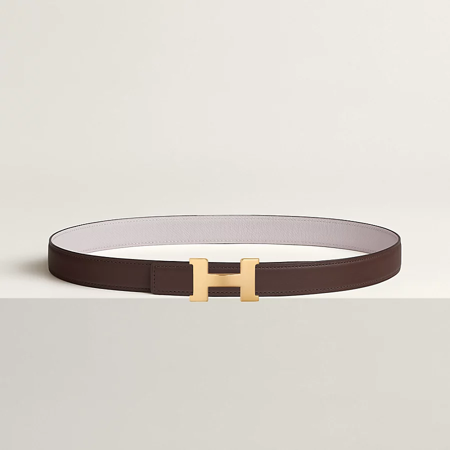 Mini Constance belt buckle & Reversible leather strap 24 mm - Image 1